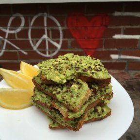Stack of Gluten-free avocado toast Springbone Kitchen